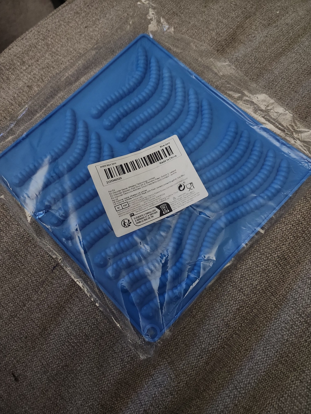 Blue Tablet Cable Organizer Mat - Brand Unspecified